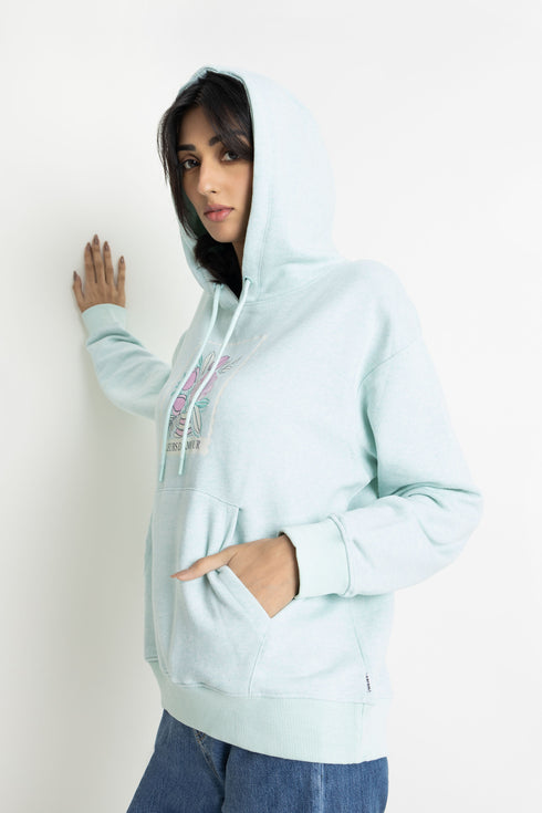 The Oversized Floral Hoodie